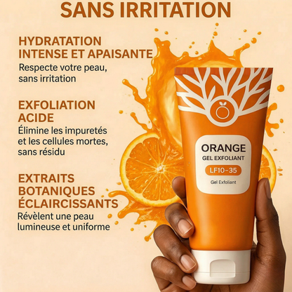 Gel Exfoliant et clarifiant aux extraits naturels d'orange