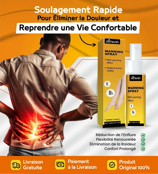 Spray anti-douleur musculaire et articulaire